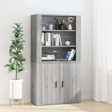 Visoka komoda siva sonome od konstruiranog drva | shoptok.hr