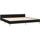  Okvir za krevet bez madraca crni 200x200 cm od tkanine | shoptok.hr