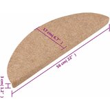  Prostirke za stepenice samoljepljive 20 kom bež 56x17x3 cm | shoptok.hr