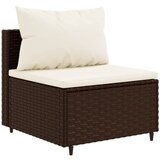  10-dijelni set vrtnih sofa od poliratana s jastucima smeđi | shoptok.hr