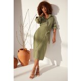 Trendyol Mint 100% Linen Oversize Shirt Cijene