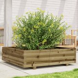 Maison Chic Vrtno cvetlično korito - Cvetlični Lonec 90x90x26,5 cm impregnirana borovina, (21788847) | Shoptok.si