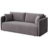 Rodier Siva žametna raztegljiva sedežna garnitura 220 cm Chaum – | Shoptok.si