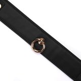 Liebe Seele Ovratnica S Povodcem Organosilicon Black | Shoptok.si