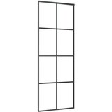  Klizna vrata s priborom 76 x 205 cm od ESG stakla i aluminija | shoptok.hr