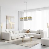  visilica na sajli lux 3xE27/15W/230V bela/zlatna | Eponuda.com