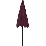  Suncobran za plažu bordo 200 x 125 cm | shoptok.hr