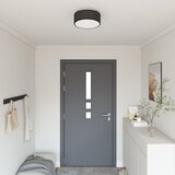 vidaXL Crna Tekstil, Metal Ø30 x 13.5 cm Dekorativni umetci Cijene