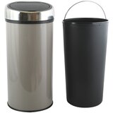 Msv Sivorjav jeklen koš za smeti na dotik 30 l – | Shoptok.si