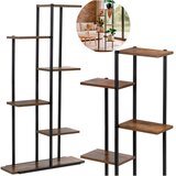  Crni metalni stalak za cvijeće 60 x 20 x 113 cm | shoptok.hr