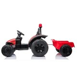 Traktor na akumulator s prikolico HZB-200 - rdeč | Shoptok.si
