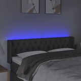  LED uzglavlje tamnosivo 163x16x78/88 cm od tkanine | shoptok.hr