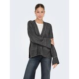 Only Pletena jopa 'ONLElsie' temno siva / transparentna | Shoptok.si