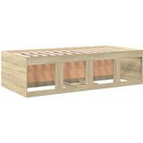  Dnevni krevet s ladicama bez madraca boja hrasta 90x190 cm | shoptok.hr