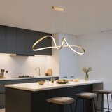  Brilagi-LED Prigušiva luster na sajli TWISTER LED/60W/230V 3000-6000K zlatna+daljinski upravljač | Eponuda.com