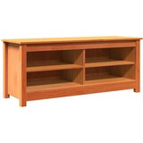  Klupa za pohranu s policom Vosak smeđa 110 x 38 x 45,5 cm | Eponuda.com