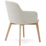 Kave Home Kremno bel jedilni stol Nelida – | Shoptok.si