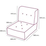 Atelier Del Sofa poffi anthracite