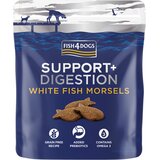 Fish4Dogs Priboljški Support+Digestion bela riba 225 g Cene