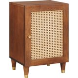 vidaXL Kupaonski ormar s policom s pohranom s vratima Smeđa 38 x 33.5 x 58 cm | shoptok.hr