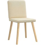  Jedilni stoli 6 kosov krem blago, (21832404) | Shoptok.si