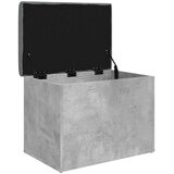 Klupa za pohranu siva boja betona 62x42x45 cm konstruirano drvo | shoptok.hr