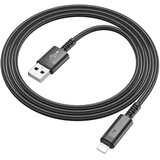  USB kabal BOROFONE BU38 Leader intelligent power-off charging data cable 1,2m, 2,4A iPhone/lightning black | Eponuda.ba