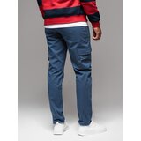 Ombre Men's STRAIGHT LEG cargo pants with zippered pockets - dark blue | Eponuda.ba