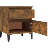  Noćni ormarići 2 kom boja dimljenog hrasta 40x35x50 cm | Eponuda.com