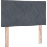 Uzglavlje Tamno siva 80 cm Baršun | shoptok.hr