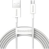 Baseus Superior Brzi punjački podatkovni Kabel MicroUSB 2A - 2m - Bijela Cijene