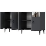Hanah home Komoda Gama 150, Anthracit-siva | Eponuda.ba