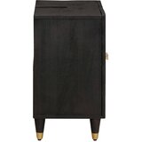 Ormarić za umivaonik Crna 62 x 33 x 58 cm Čvrsto drvo manga | shoptok.hr