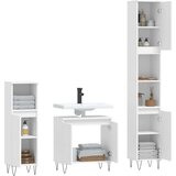 vidaXL 3-dijelni set kupaonskih ormarića bijeli od konstruiranog drva | shoptok.hr