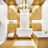 Toolight Kristalna stropna svjetiljka APP1402-CW Gold | shoptok.hr