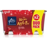Glade Warm Apple Pie dišeča sveča duo dišave Apple, Cinnamon, Baked Crisp 2x129 g | Shoptok.si