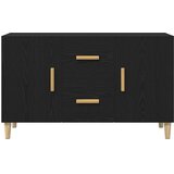  Komoda crni hrast 100x36x60 cm inženjerski drvo | Eponuda.com