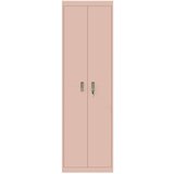 Ormarić Omarica za shranjevanje 2 pcs Roza 60 x 40 x 200 cm Jeklo, (5000152699) | Shoptok.si