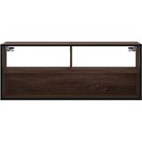 TV ormarić boja hrasta 100x31x39,5 cm konstruirano drvo i metal | Eponuda.ba