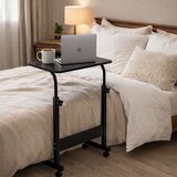  Mobilni stolić za laptop – bočni stolić za fotelju, crni, ModernHome | shoptok.hr