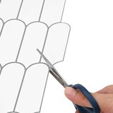  Pernata pločica 50 pcs Bijela siva 30 x 30 cm Poliuretan i PET | shoptok.hr