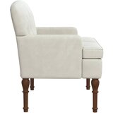  Ljubavni kauč s gumbima Krem 111 x 65 x 79 cm Baršun | Eponuda.com