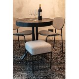 White Label Svetlo siv tabure Milou – | Shoptok.si