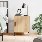 vidaXL Nočna omarica sonoma hrast 40x40x50 cm inženirski les | Shoptok.si