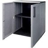  Vrtni ormarić za pohranu sivo-crni 68 x 37 x 84 cm cm PP | shoptok.hr