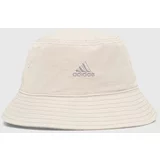 Adidas Bombažni klobuk siva barva, IR7895