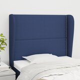  Uzglavlje s ušima plavo 103x23x118/128 cm od tkanine | shoptok.hr