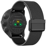 INF Pašček za uro iz nerjavečega jekla za Suunto 9 Baro/7/d5/Spartan Black 24 mm, (21401409) | Shoptok.si