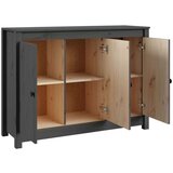  Komoda sivi 100 x 35 x 74 cm od masivne borovine | shoptok.hr