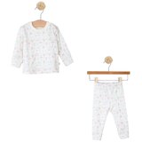 Just kiddin baby dječja pidžama s dugim rukavima flowers white Cijene